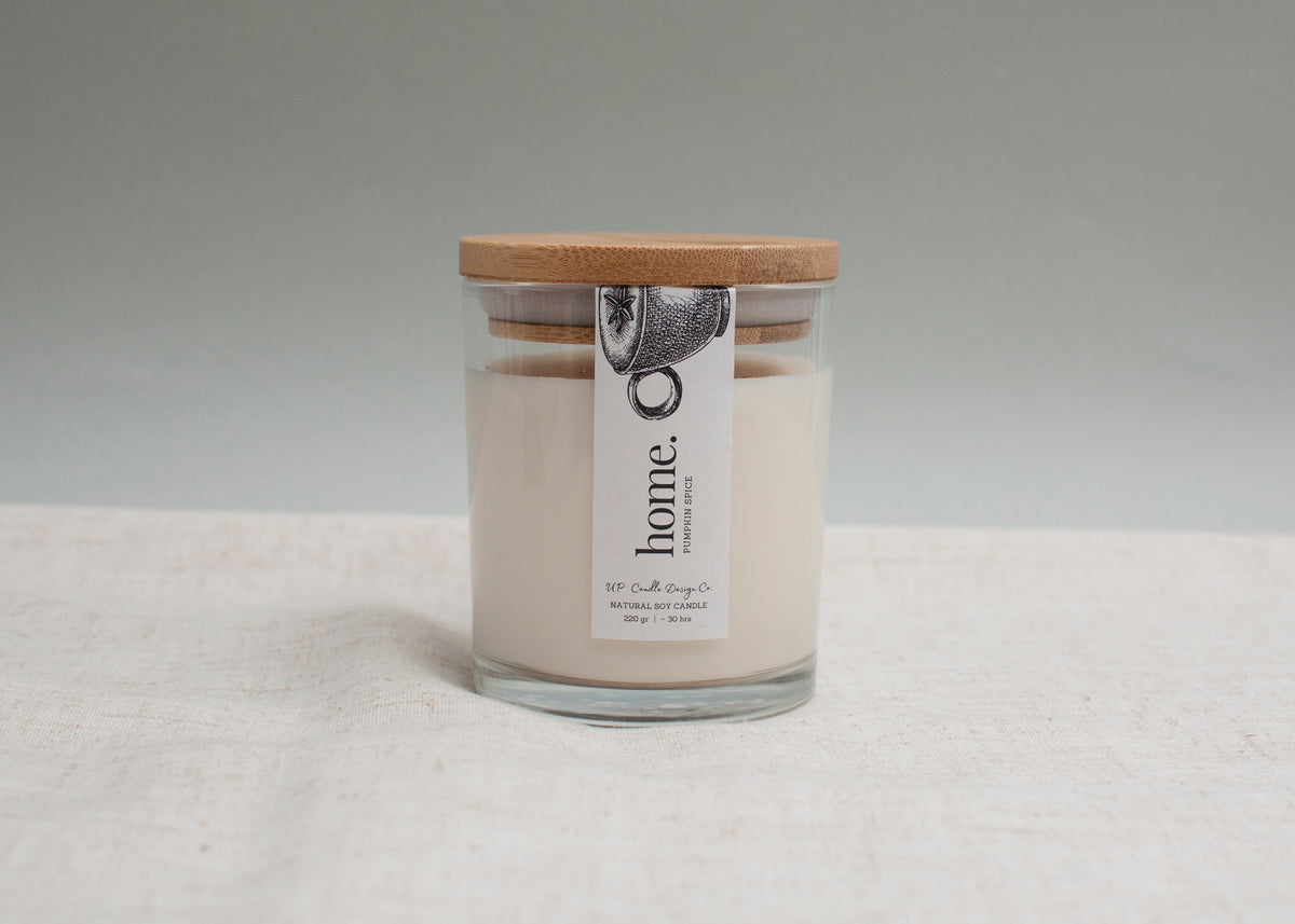 Pumpkin Spice Scented Candle UP Candle Design