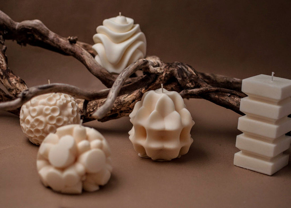 Eco-Friendly Soy Sculptural Candles in Stunning and Creative Designs