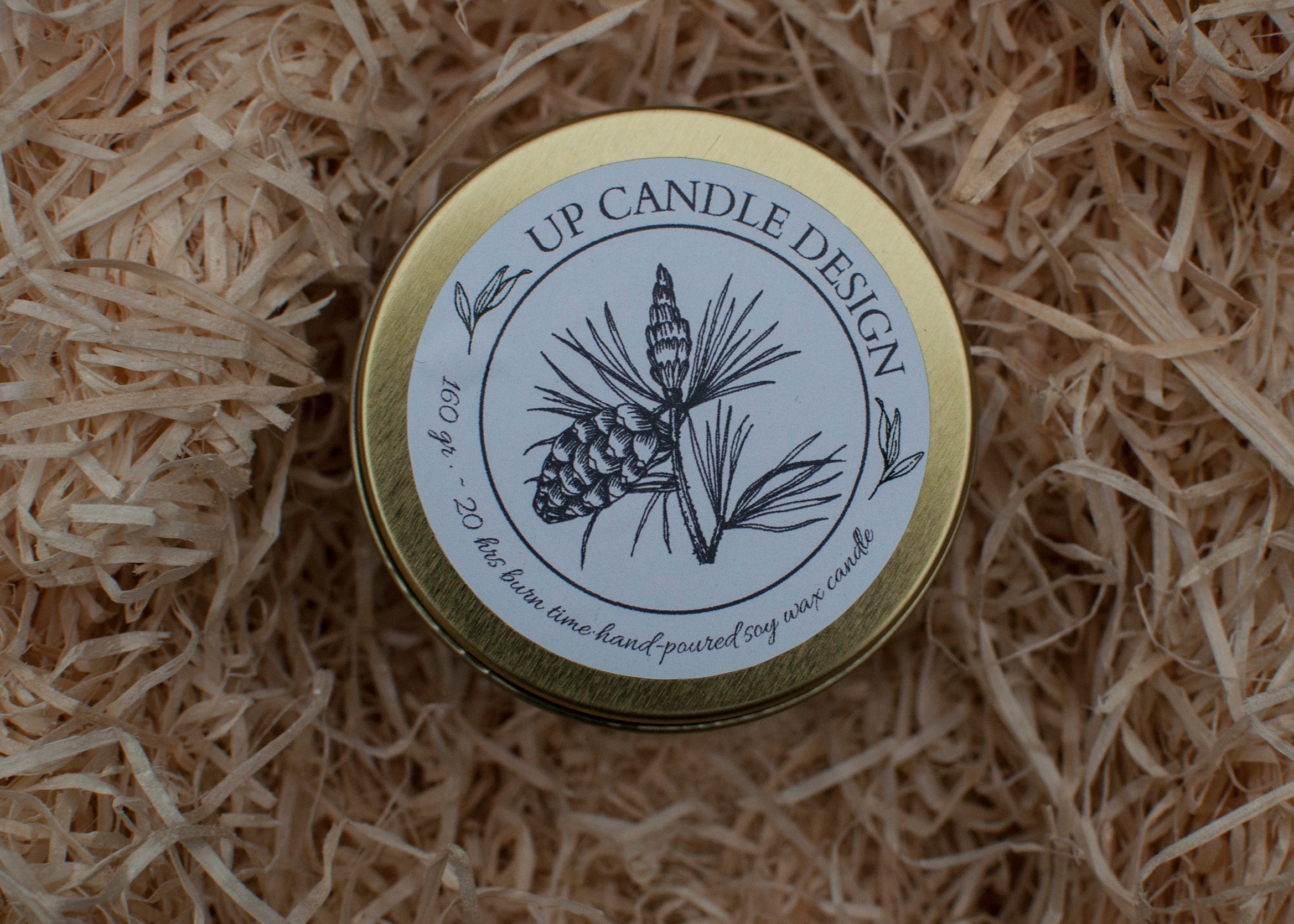 WHITE CEDAR & VETIVER Scented Travel Candle